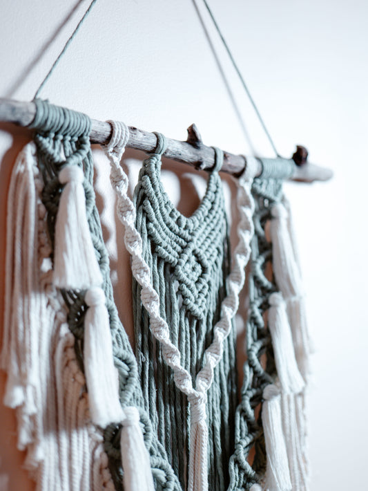 Macrame Wall Hanging ~ Breathe