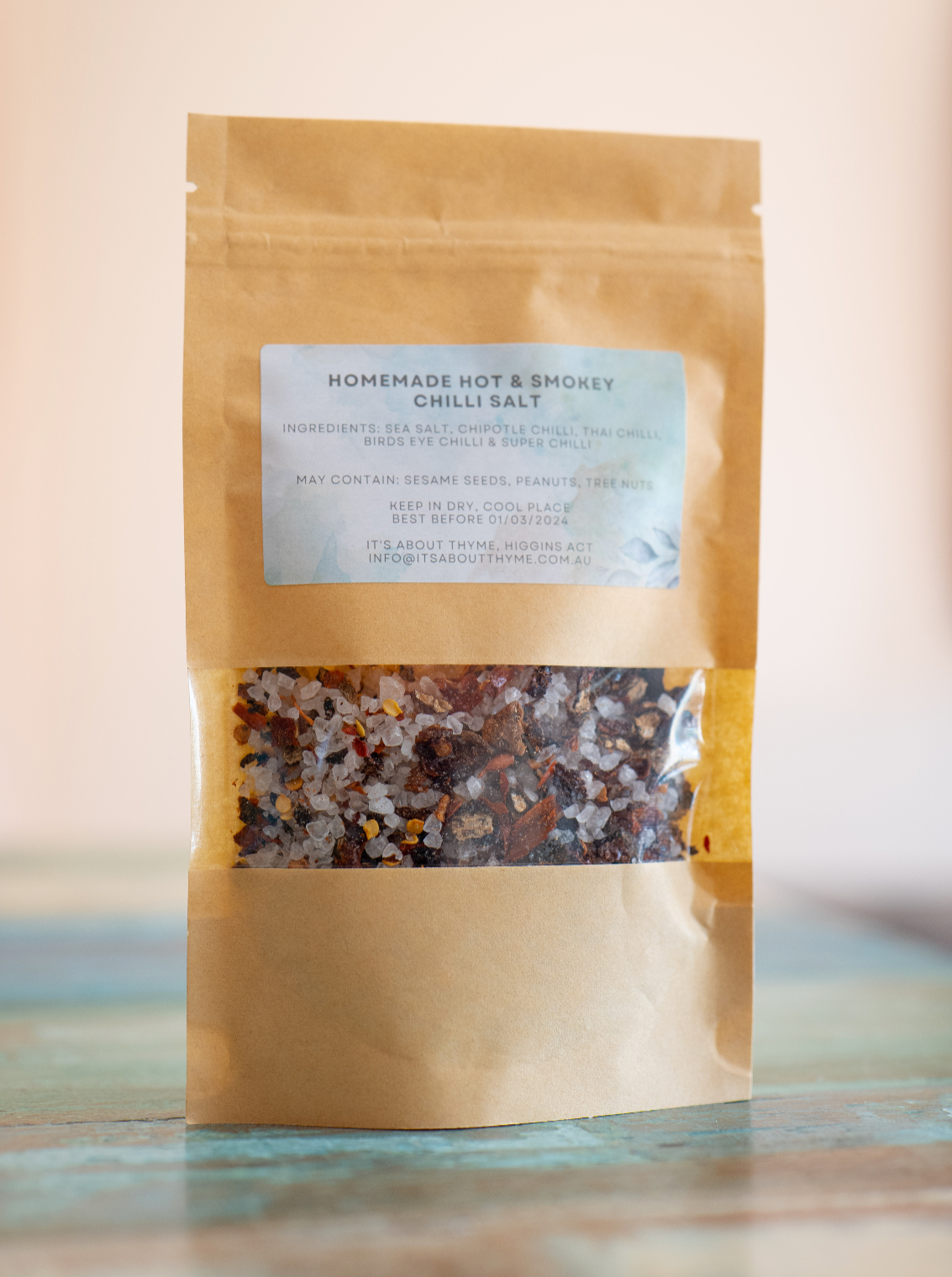 Homemade Hot & Smokey Chilli Salt