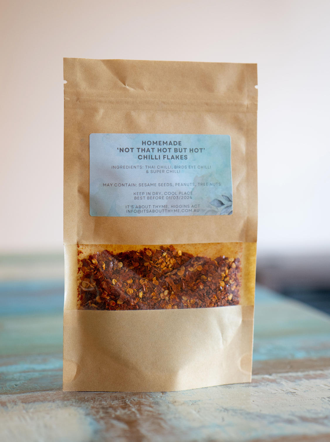 Homemade ‘Not that hot but hot’ Chilli Flakes