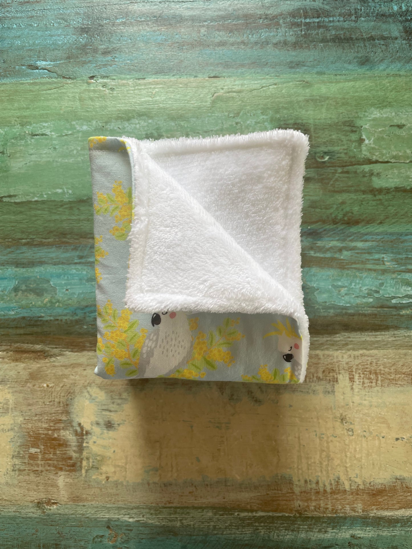 Baby Burb Cloths (x3 Pack) - Colourful Garden