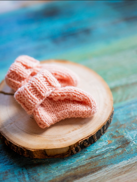 Baby Knitted Boots - Little Princess