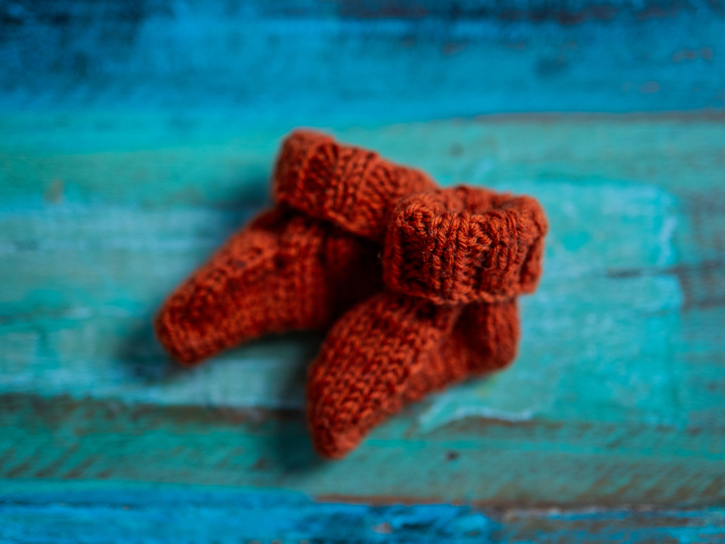 Baby Knitted Boots - Autumn Days