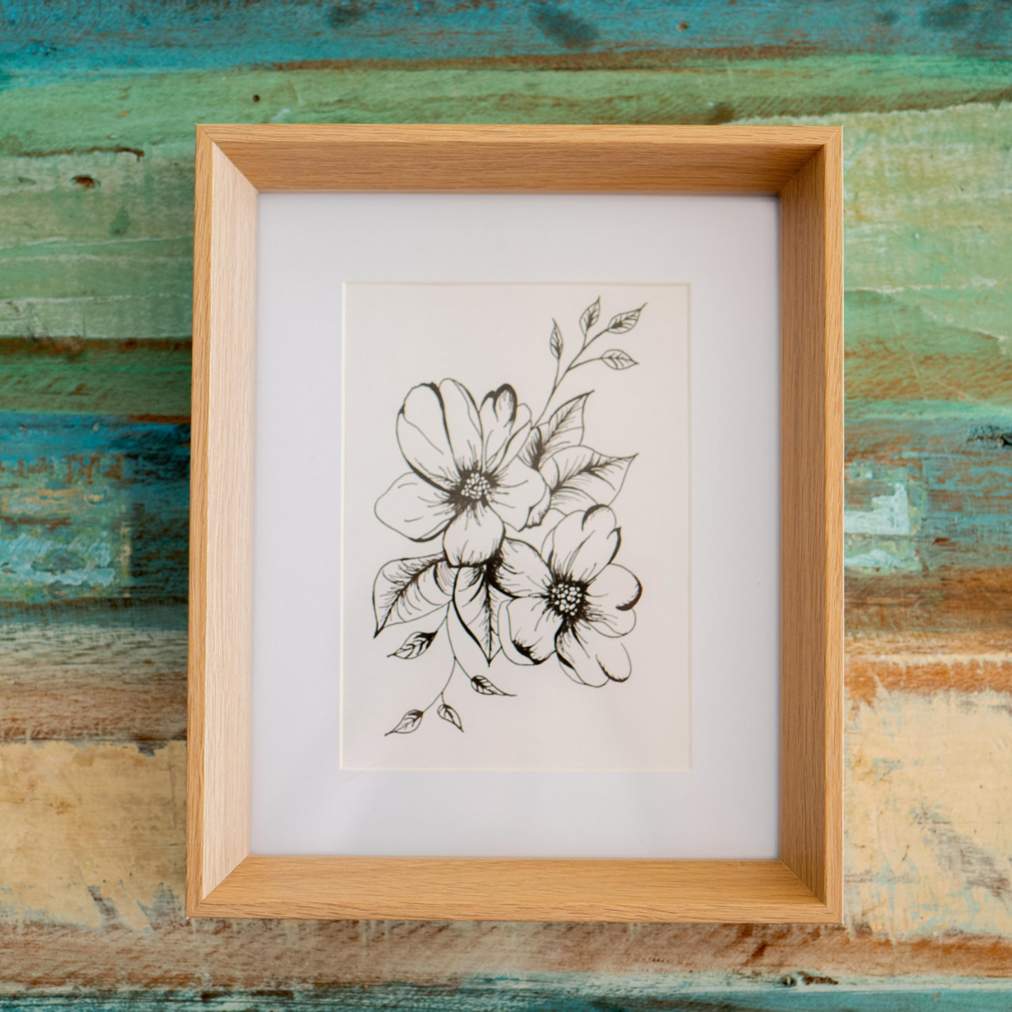 Framed Hand Drawings ~ Blossoms