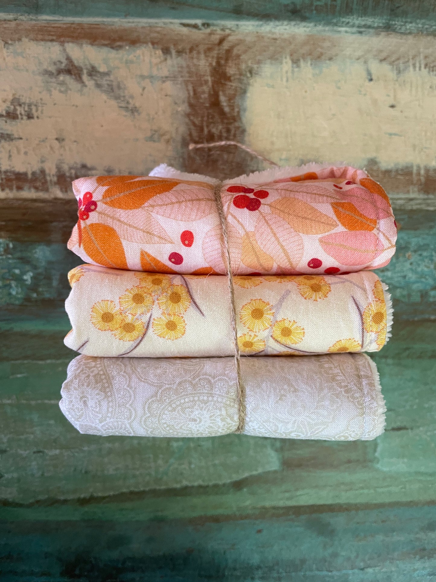 Baby Burb Cloths (x3 Pack) - Natures Colours