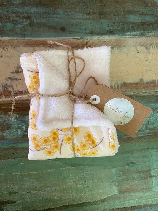 Baby Burb Cloths (x3 Pack) - Brighten Your Day