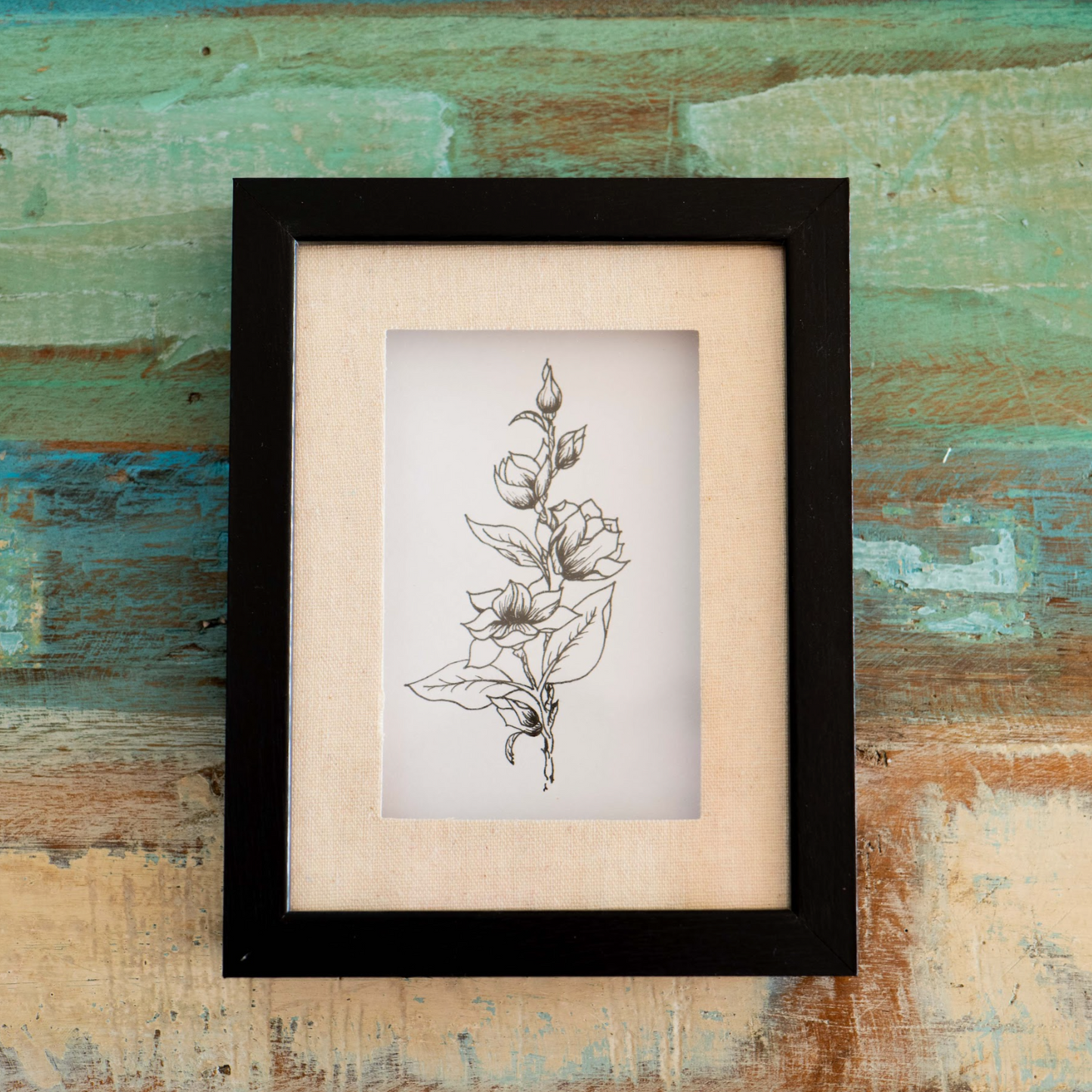 Framed Hand Drawings ~ Magnolia