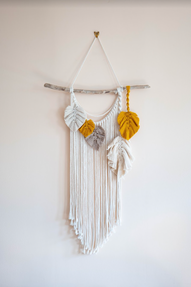 Macrame Wall Hanging ~ Feathers