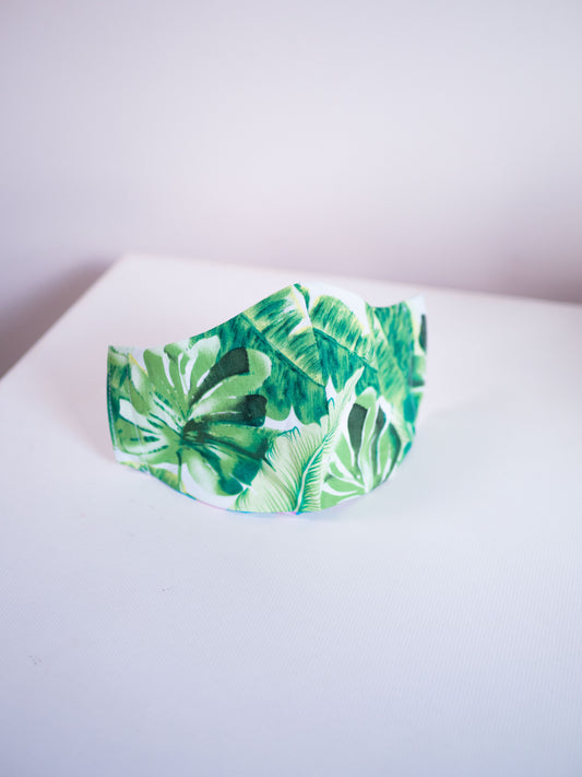 Monstera Face Mask
