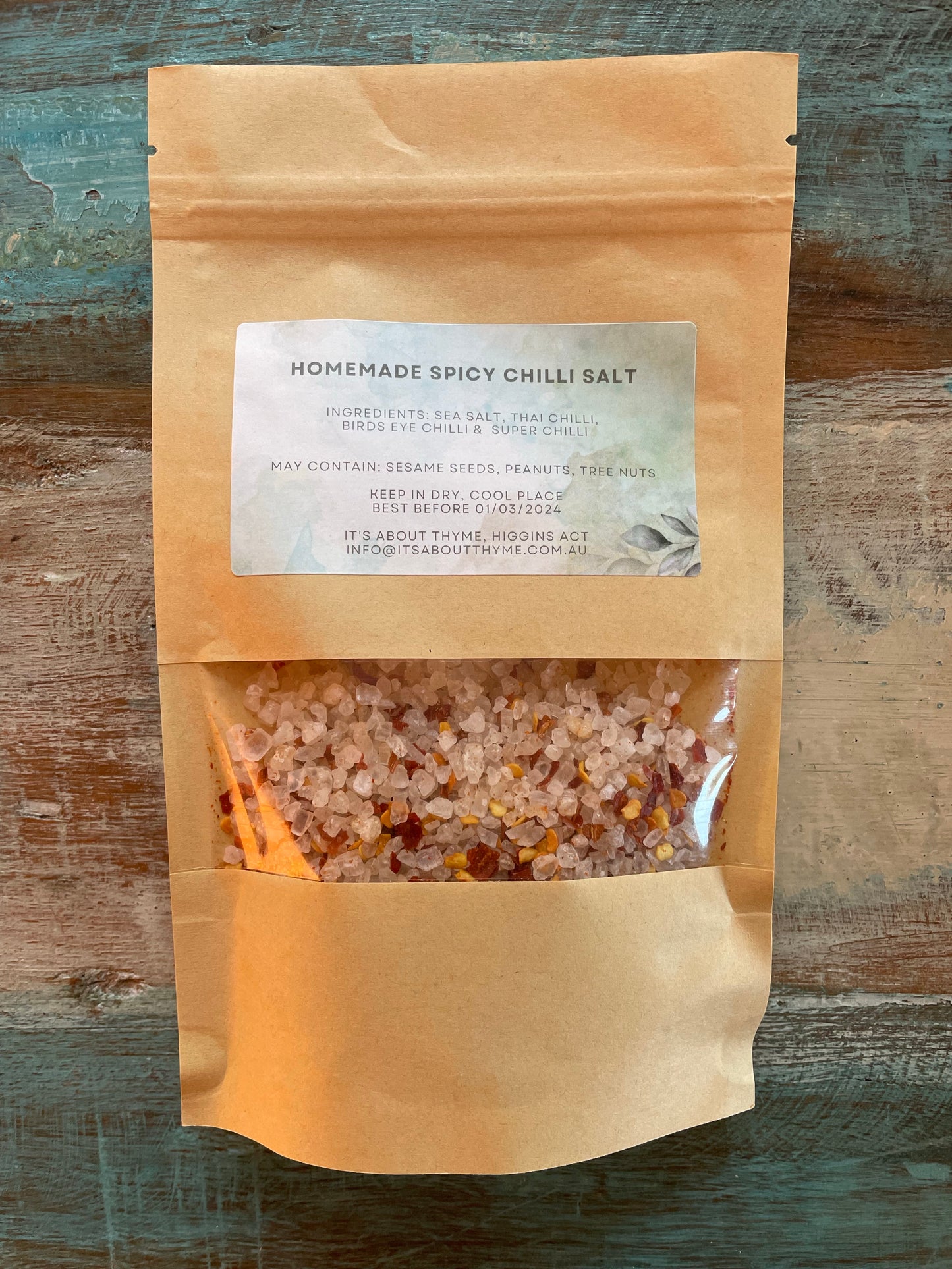 Homemade Spicy Chilli Salt