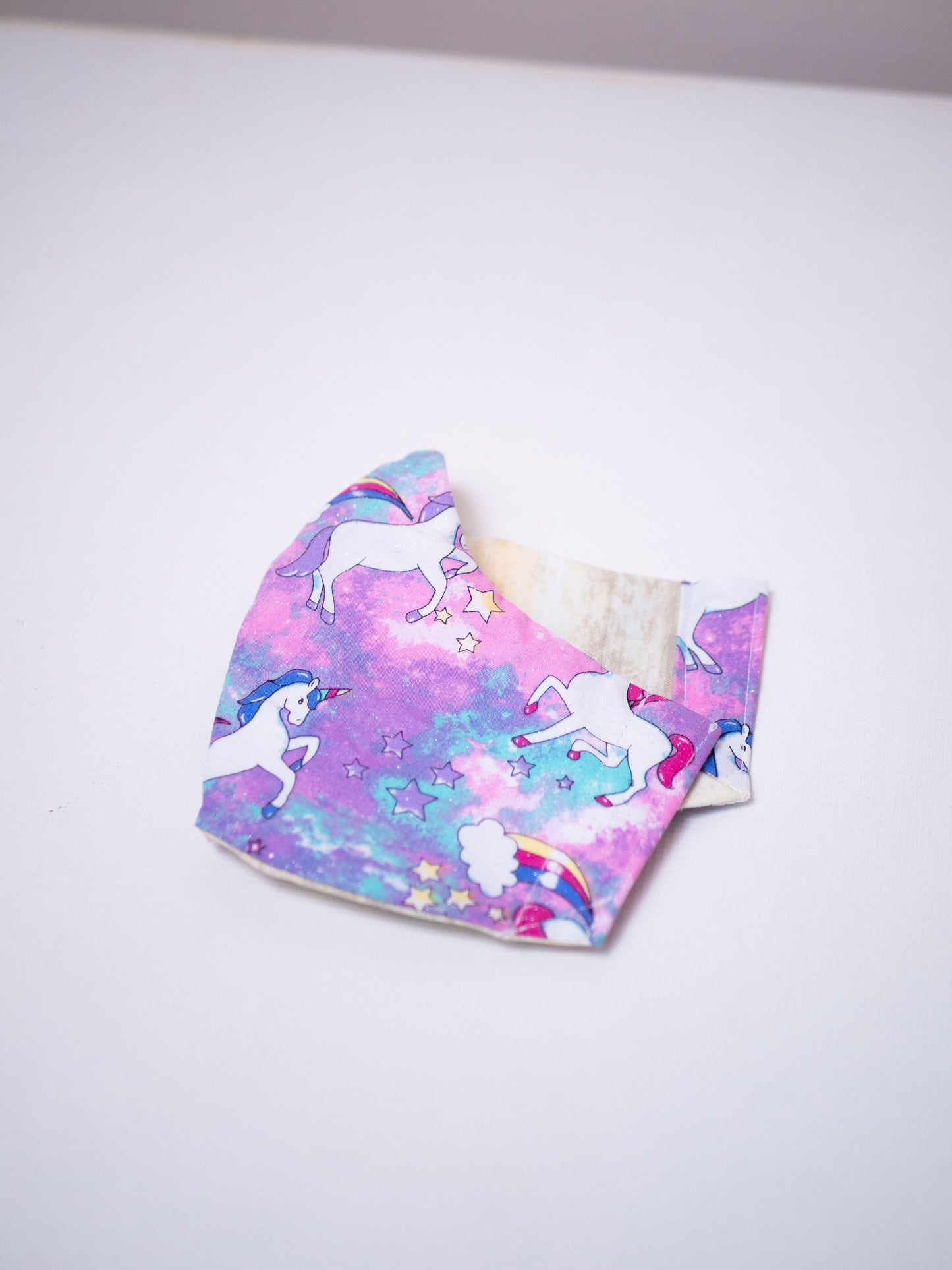 Glittery Unicorn Face Mask