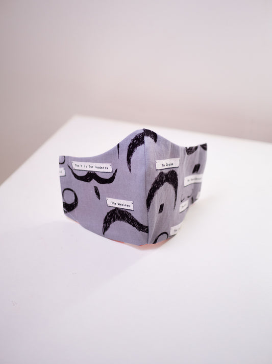 Mr Moustache Face Mask
