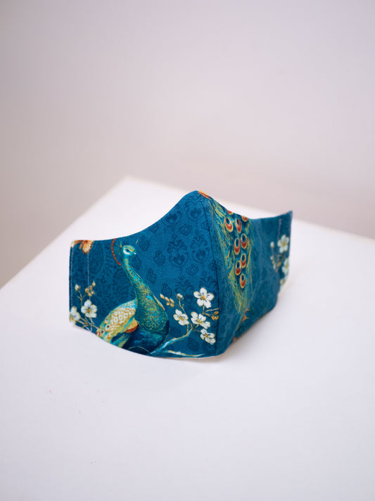 Peacock Face Mask